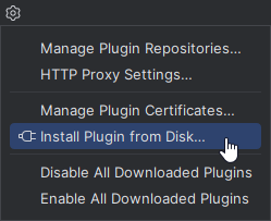 Install Disk Plugin