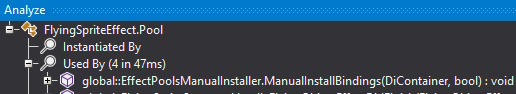 Analyzing FlyingSpriteEffect Pool