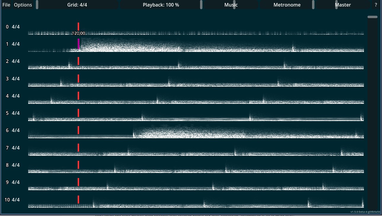 First downbeat placed